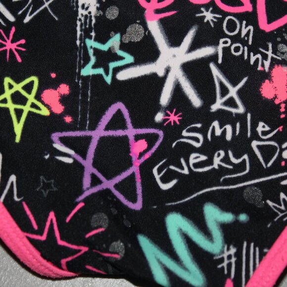 Multi Color 2 Pcs Justice Bikini Swimsuit Size 8 - Picture 8 of 11